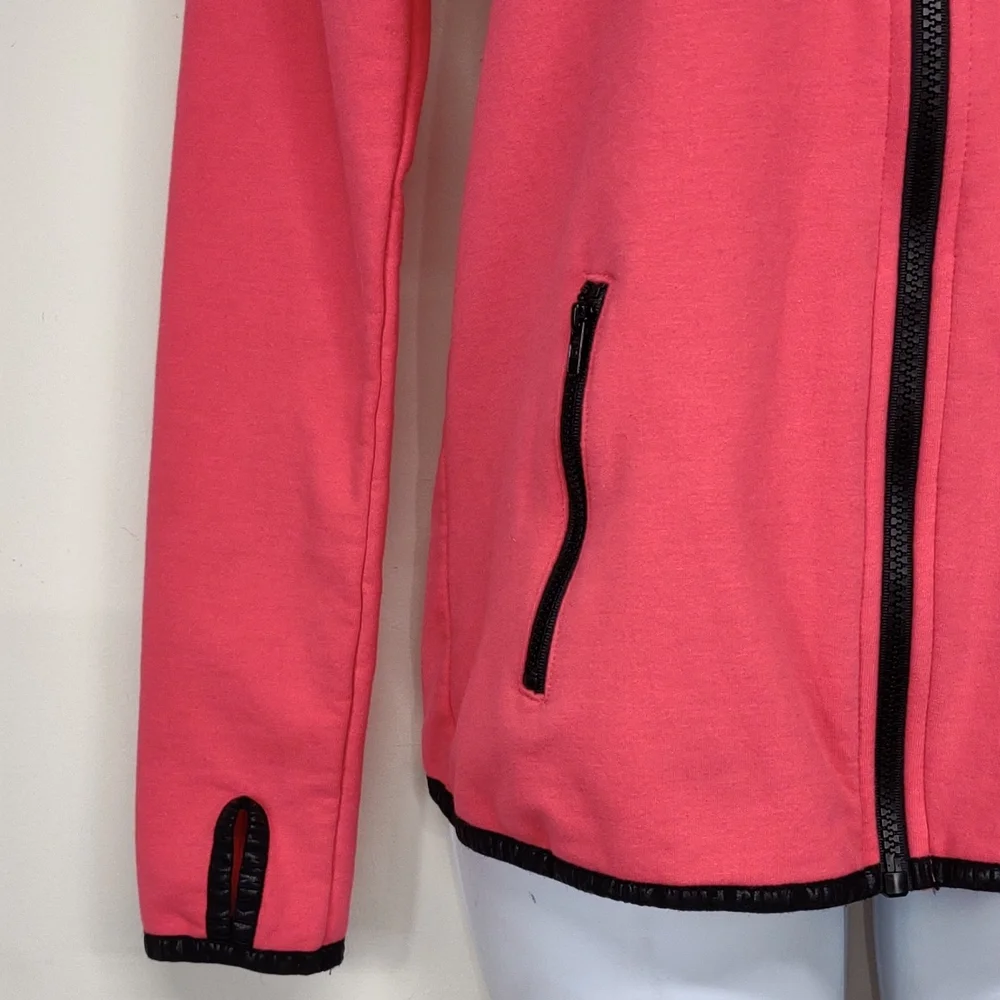 Victoria's Secret Pink XS Hot pink hooded zippered Jacket - Picture 3 of 9